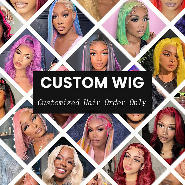 Custom Colored Wig: 5-7 Processing Days | No Return
