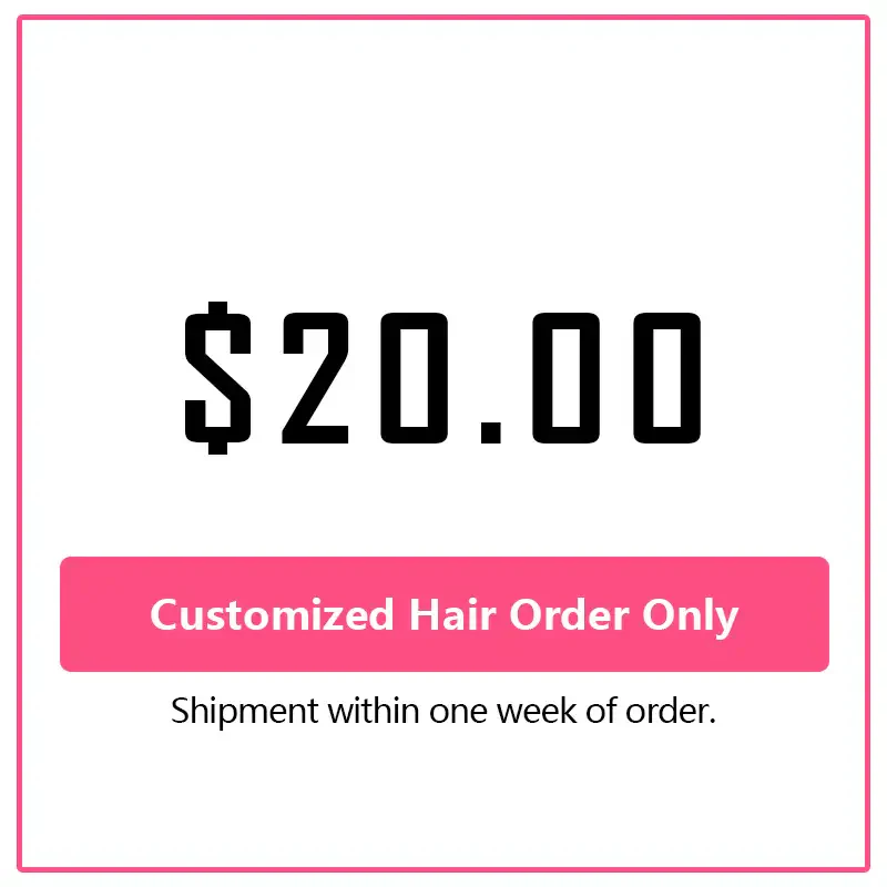 Wig Cap Size Customization: 5-7 Processing Days | No Return