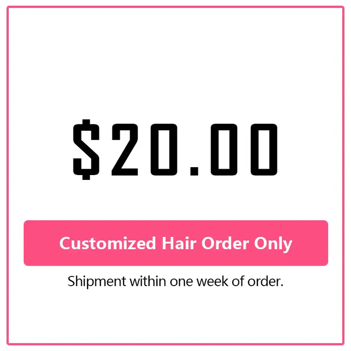 Wig Cap Size Customization: 5-7 Processing Days | No Return