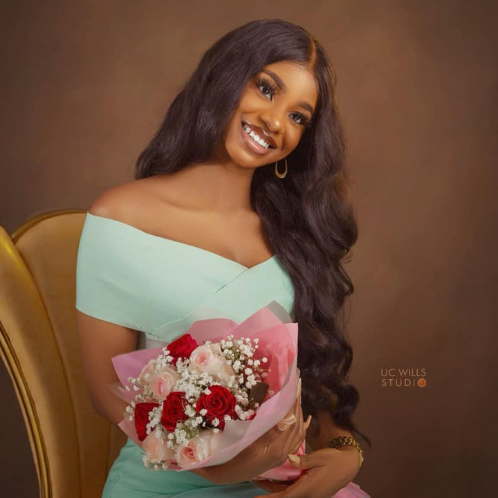 SZC Dark Chocolate Brown Student Affordable Back to School Graduation College Girl 13x4 Lace Front Human Hair Wig
