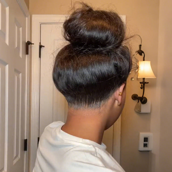 SZC Full Lace Frontal Free Part Anywhere Breathable Natural Scalp Human Hair Wigs