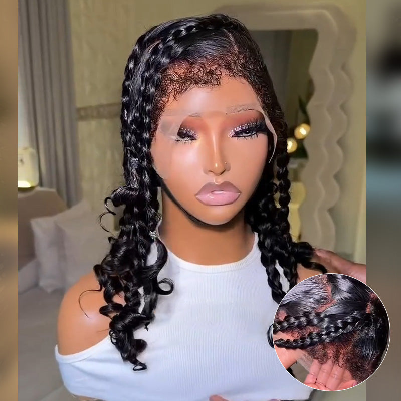 SZC Full Lace Part Anywhere Natural Hairline Realistic Scalp Human Hair Wig Versatile Styling