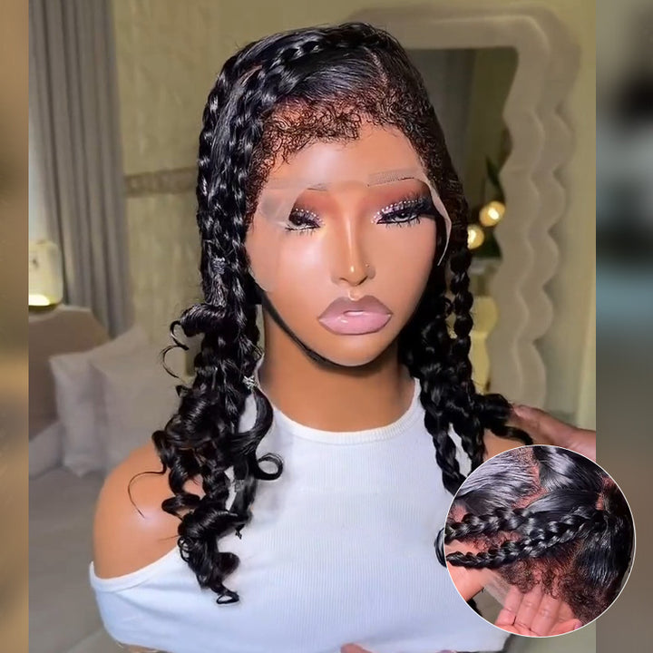 SZC Full Lace Part Anywhere Natural Hairline Realistic Scalp Human Hair Wig Versatile Styling