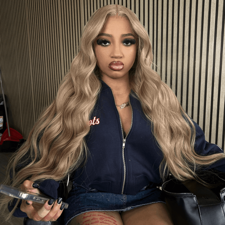 SZC Strawberry Honey Blonde 13x4 HD Lace Front Virgin Human Hair Wigs