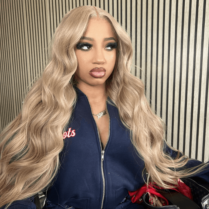 SZC Strawberry Honey Blonde 13x4 HD Lace Front Virgin Human Hair Wigs