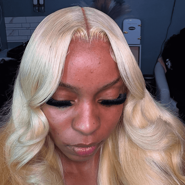 SZC 200 Density 613 Blonde 13x4 HD Lace Front Body Wave Human Hair Wig