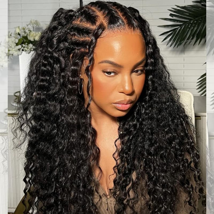 SZC ⚡️$200 OFF 2 Day Fast Shipping Water Wave Body Wave Bob Human Hair Wig