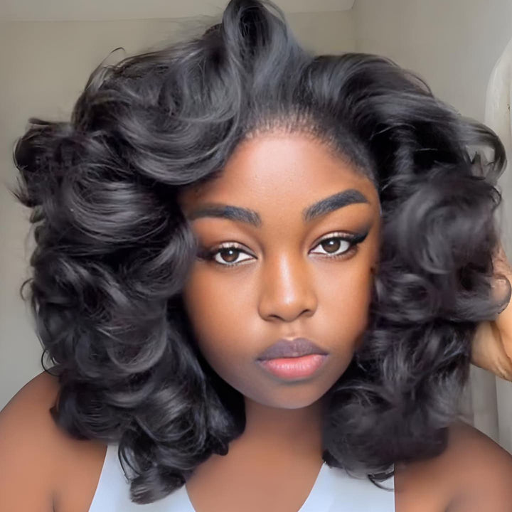 SZC ⚡️$200 OFF 2 Day Fast Shipping Water Wave Body Wave Bob Human Hair Wig