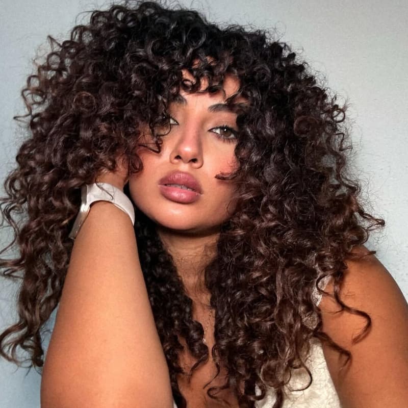 SZC 300 Density Bouncy Loose Curls 13x4 Lace Front Virgin Human Hair Wigs