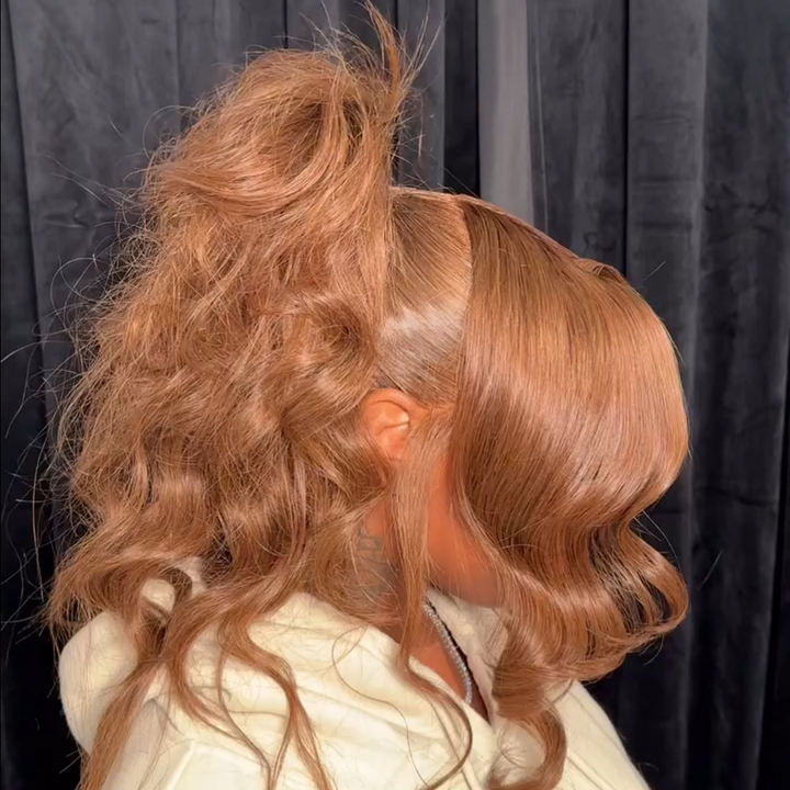 SZC 613 Blonde Full Lace Front Virgin Human Hair Wigs