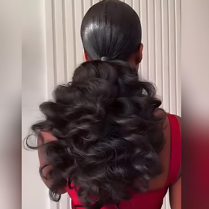 SZC Bouncy Loose Wave 13x4 HD Lace Front Virgin Human Hair Wigs