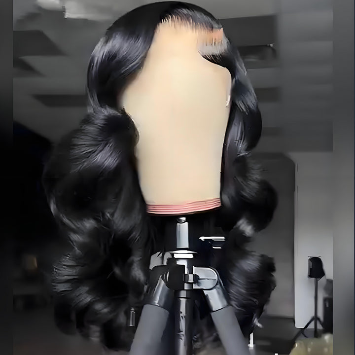 SZC Elegant Natural Bounce Loose Curls 13x4 Lace Front Human Hair Wig 250 300 Density