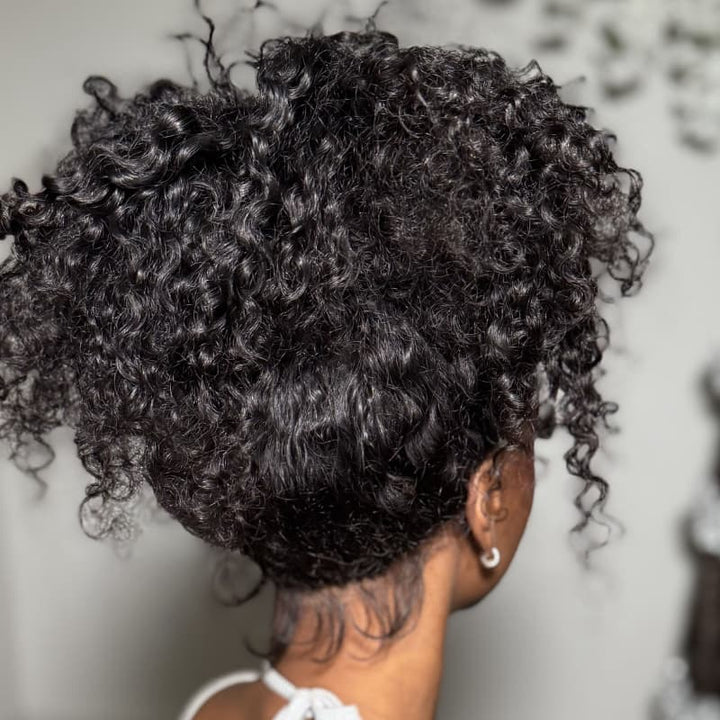 SZC Full Lace Ventilated Part Anywhere Burmese Curly Virgin Human Hair Wigs