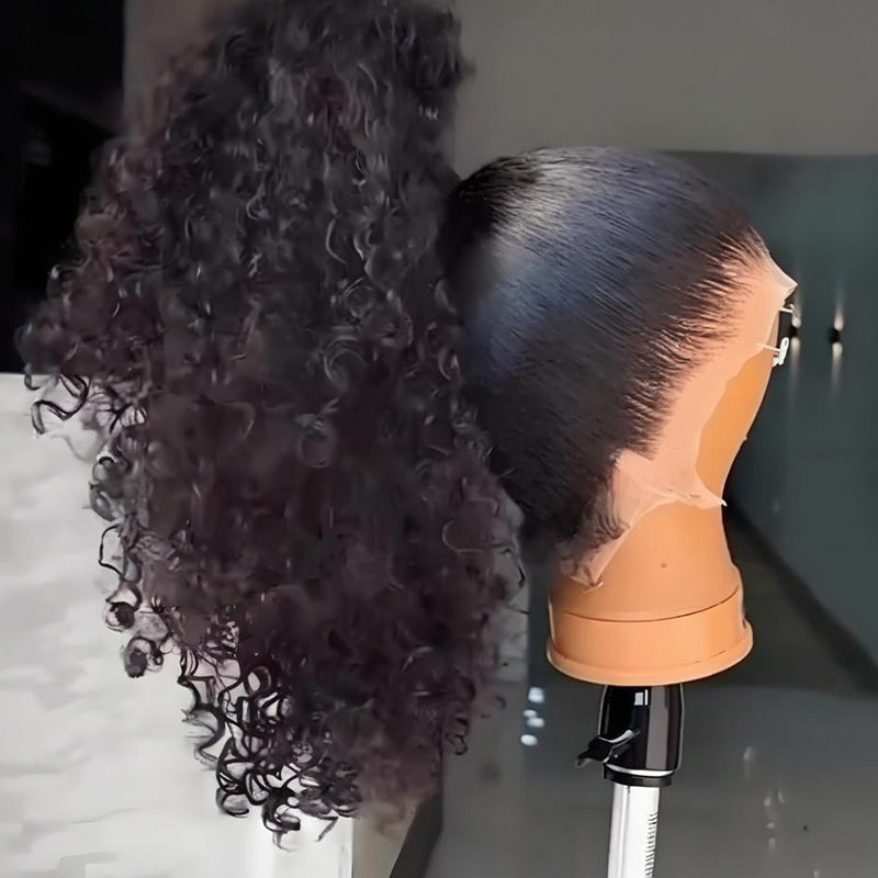 SZC Pre-style 360 Full Lace Front Ventilated Water Wave Virgin Human Hair Wigs