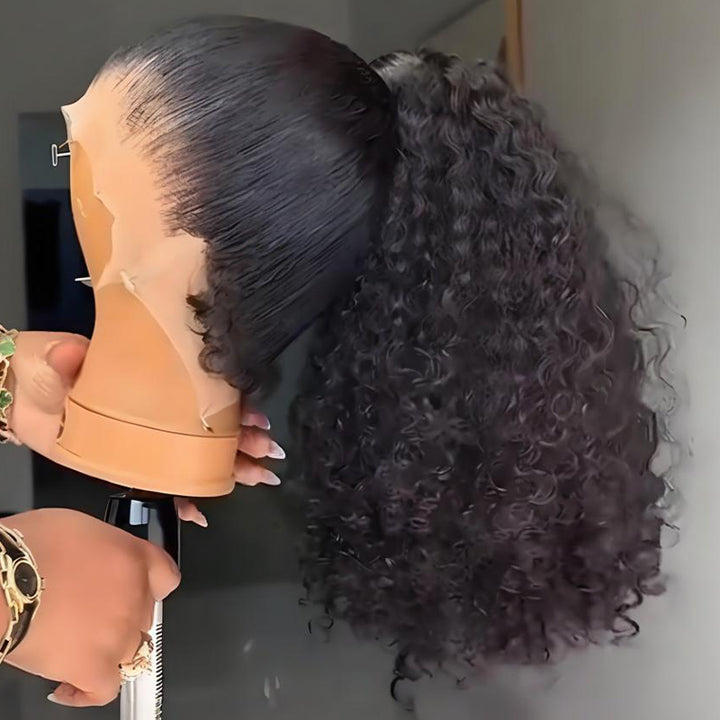 SZC Pre-style 360 Full Lace Front Ventilated Water Wave Virgin Human Hair Wigs