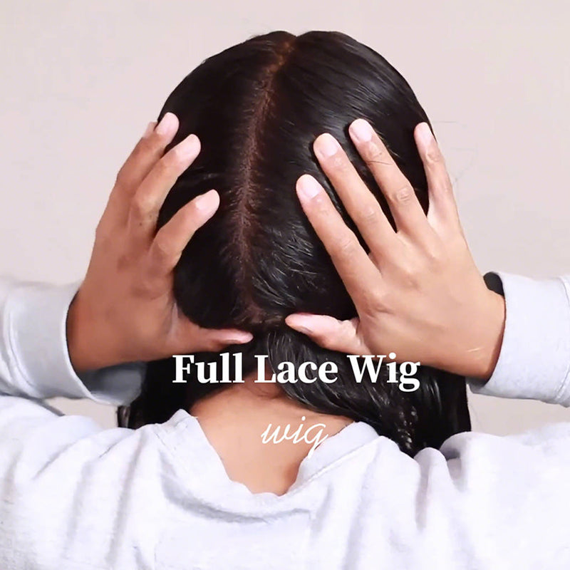 SZC Undetectable Natural Scalp Free Part Anywhere Full Lace Human Hair Wig