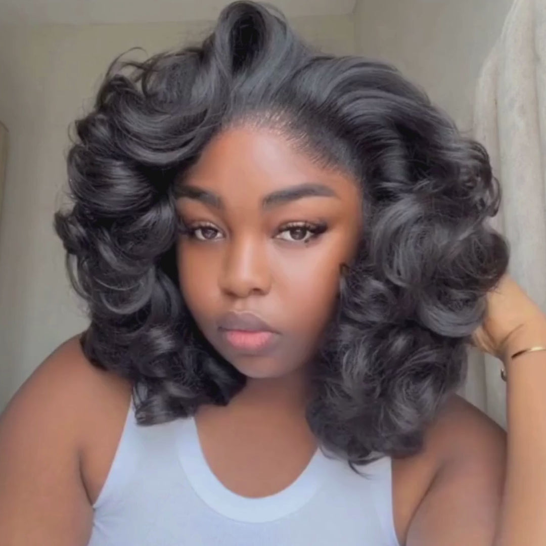 SZC ⚡️$200 OFF 2 Day Fast Shipping Water Wave Body Wave Bob Human Hair Wig