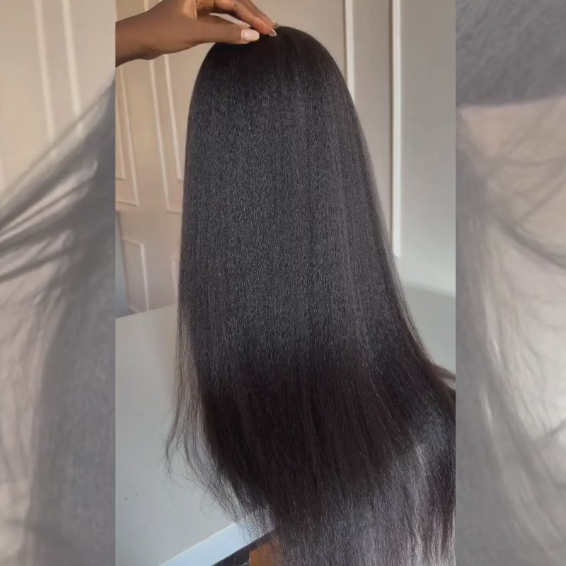 SZC Full Lace Front Ventilated Burmese Curly Straight Water Wave Human Hair Wigs