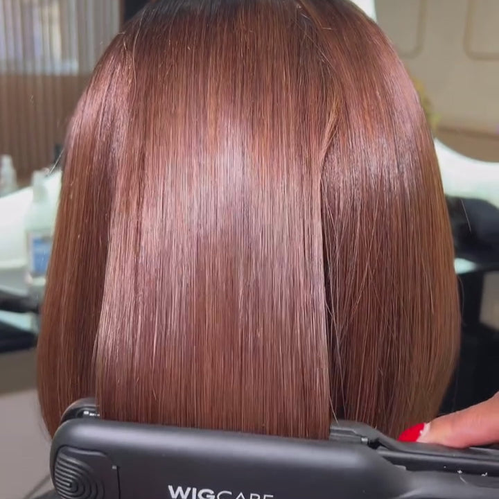 SZC 8 10 12 inch Short Bob Ombre Black Warm Chocolate Brown 13x4 Lace Front Virgin Human Hair Wigs
